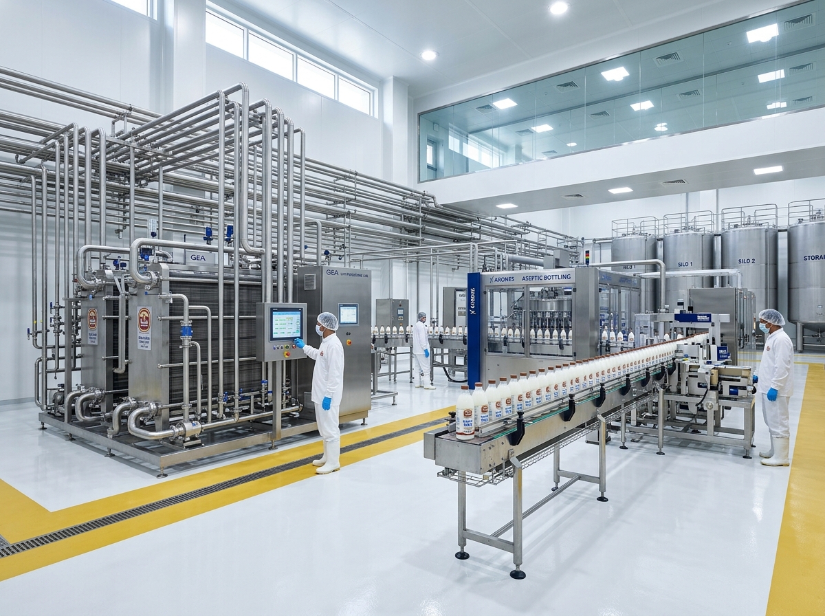 Stainless Steel UHT Plant